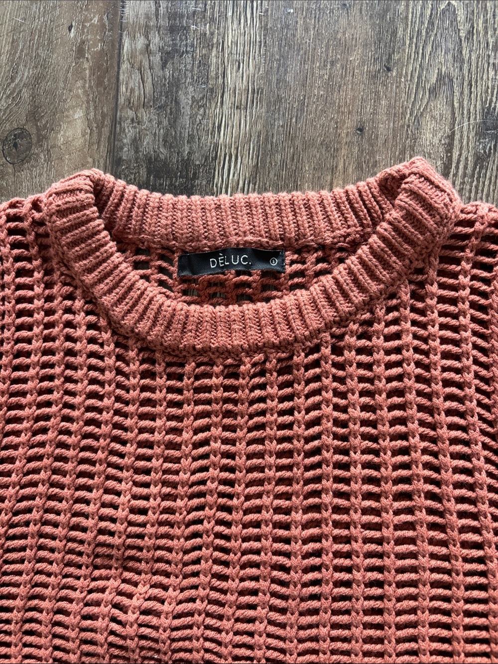 Deluc Crochet Knit Sleeveless Crop Top - Picture 3 of 3